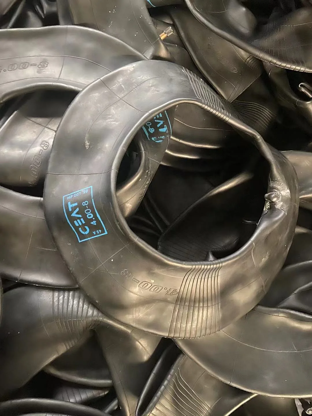 Super quality 4008 CEAT MRF inner tube 4.00-8 butyle rubber ceat tube 400*8 4.00-8