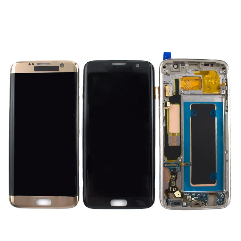 Оригинальный ЖК-дисплей для Samsung Galaxy S7 edge с рамкой G935F ЖК-сенсорный экран