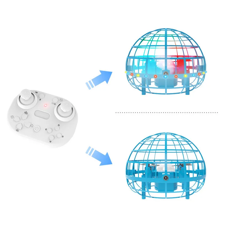 Popular Shining LED Flying Ball Toys Detachable Battery Hover Spinner Hobby RC Quadcopter Drones