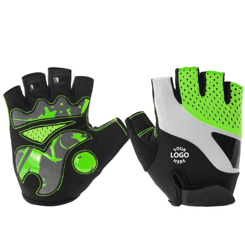 GBM sublimation custom aero summer road cycling gloves half finger