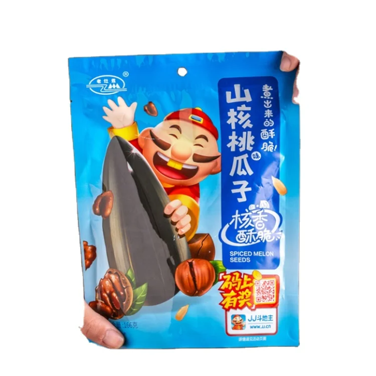 Sichuan laozaozhu бренд Жареные и ароматизированные семена подсолнуха в пакете 166 г аромат грецкого ореха