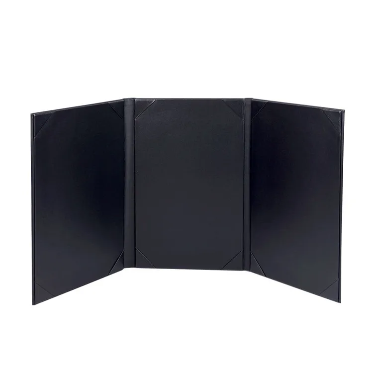 Luxury Booklet Wine List Menu Cover Hot Selling A4 Restaurant Menu Holder Leather Restaurant Menu Covers