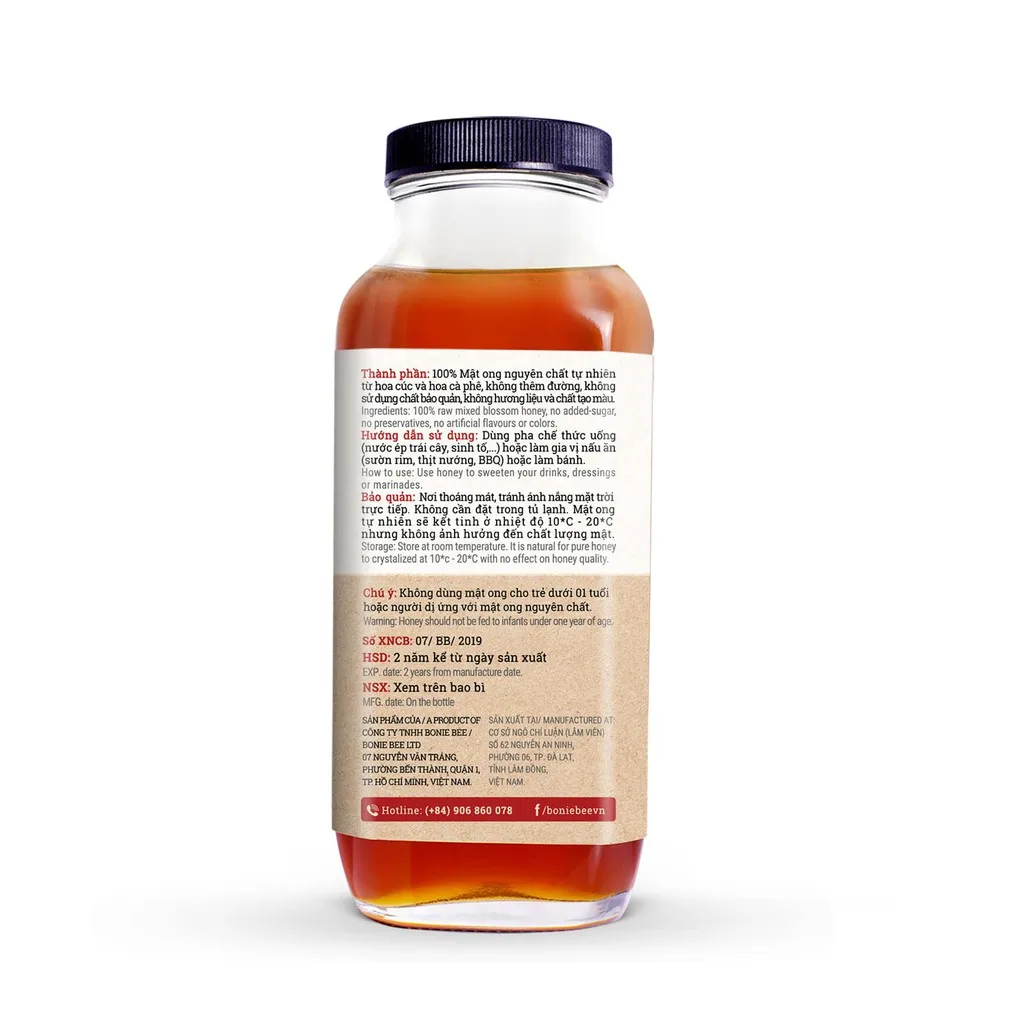 
Premium Ripen Natural Honey - Mixed Flower Honey 300g 