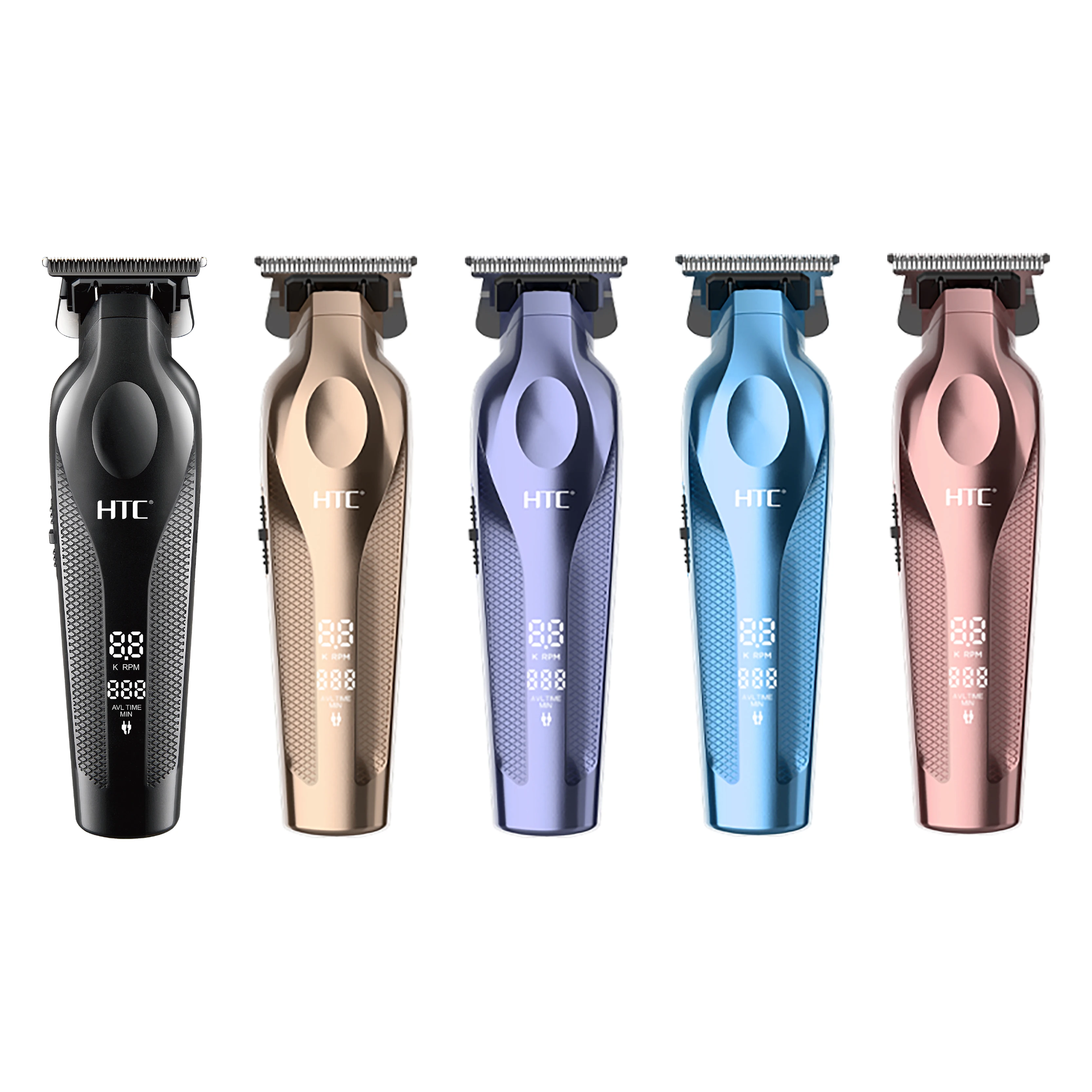HTC AT-576 Salon Rechargeable Trimmer Clipper High Speed Motor Barber Hair Trimmer Clipper