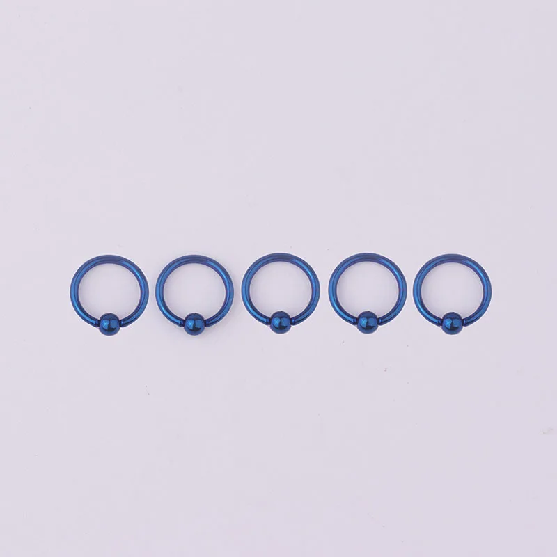 stainless steel piercing jewelry medical surgical steel BCR ring earring tragus nose piercing body piercing jewelry