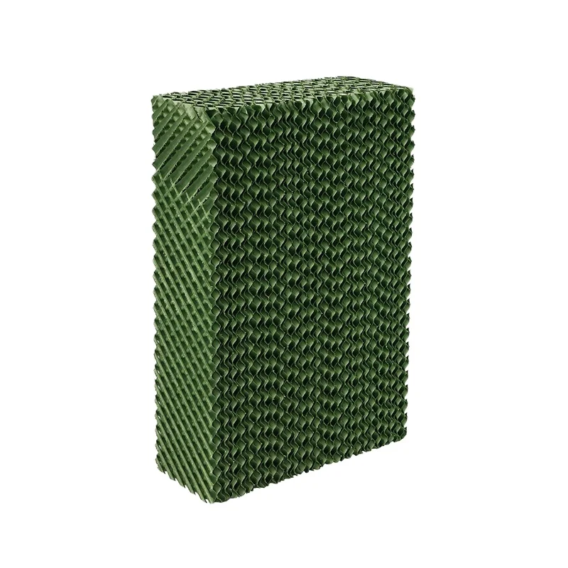 Kraft paper wall mount evaporative greenhouse poultry house water cooling pad