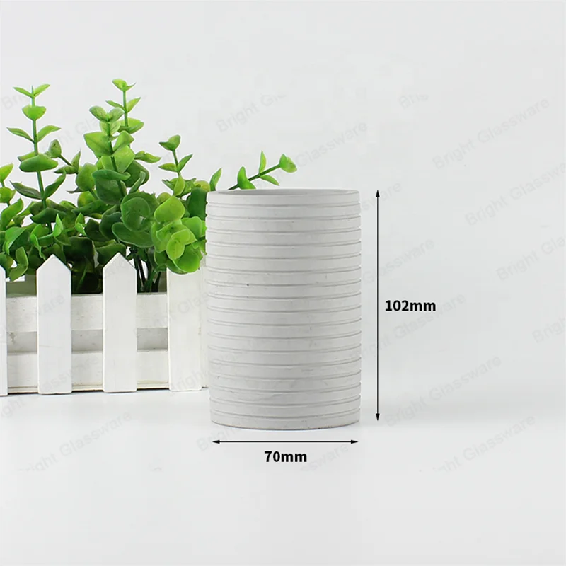 New Custom square Concrete Bathroom Accessories Set