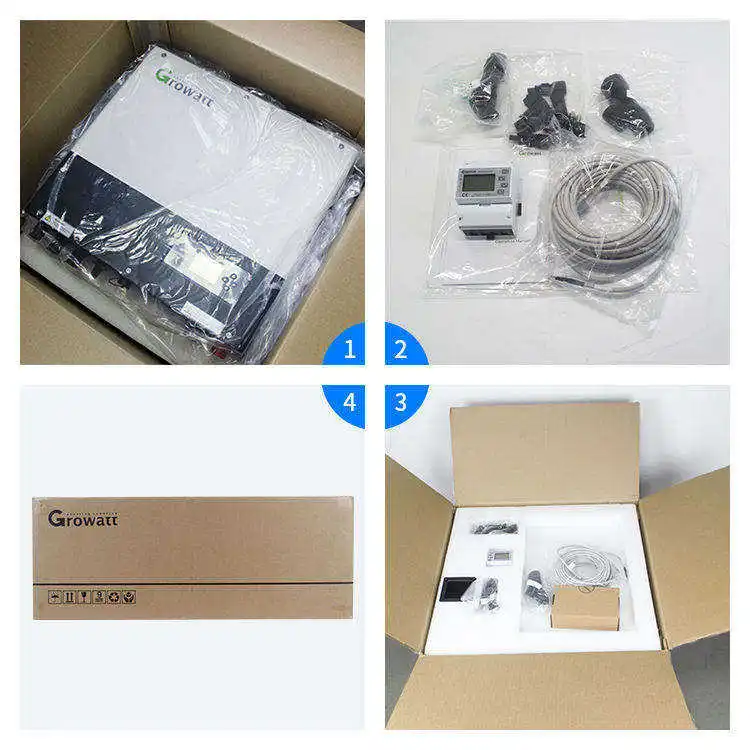 Growatt SPH 6000 7000 8000 10000 TL3 BH ON-Grid OFF-GRID Hybrid Inverter Three Phase 400v Solar Inverter for Solar System