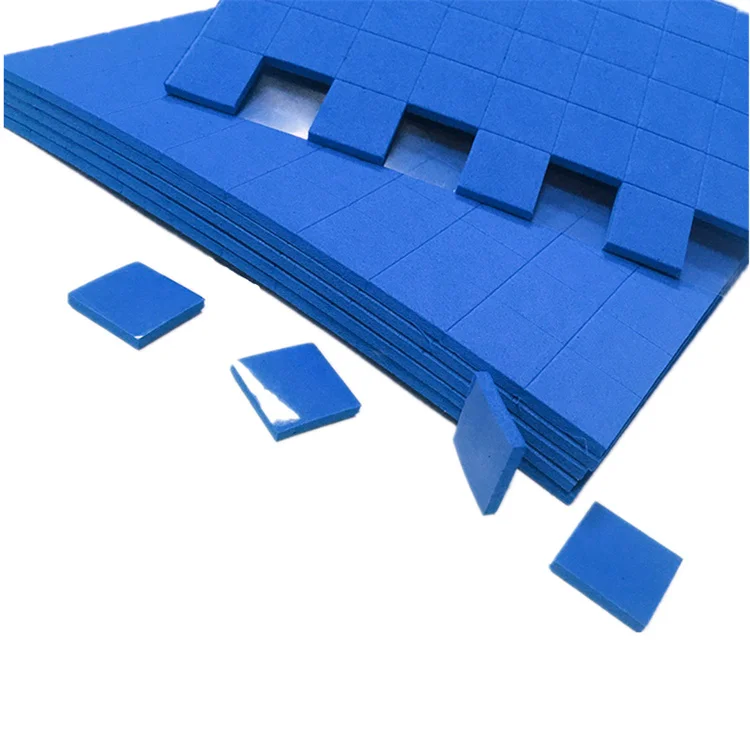 Blue Rubber Adhesive Glass Protection Cork Separator Pads for Glass Protecting  Glass Transit Low Tack Protection Pads