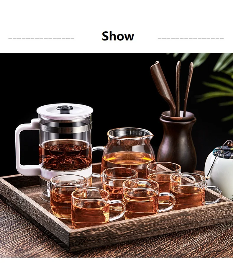  Чай тем самым позволяя зернам раскрыться infuser дно распределяя чайник для чая и