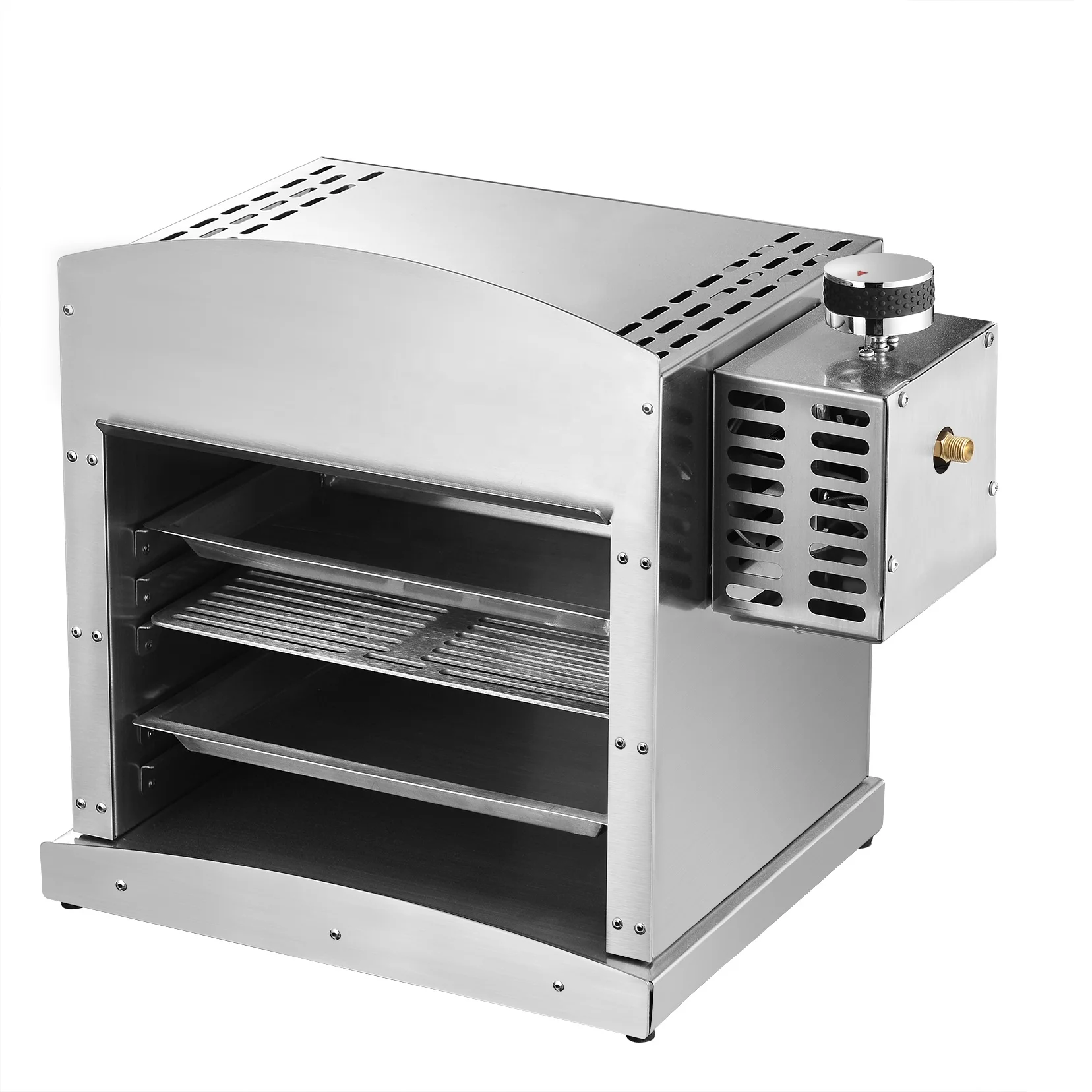 zobo OUTDOORS Portable Infrared Broiler Propane Gas Grill, 800 Degree Tabletop Quick Cooking Steak Grill for Meat