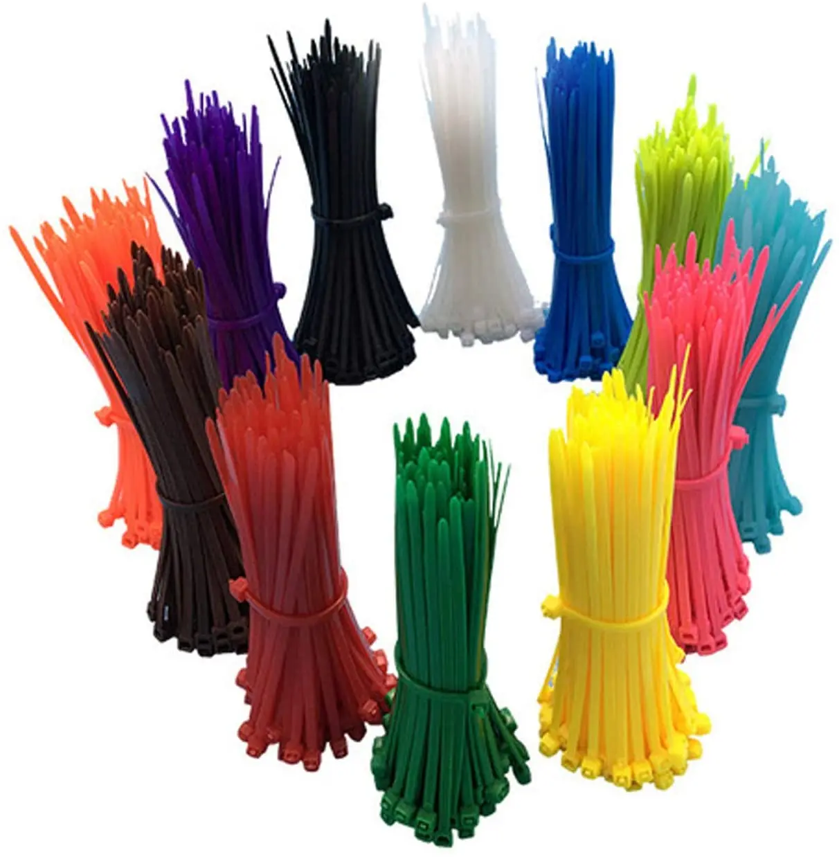 Multi purpose color self-locking nylon cable zipper tape suitable for home office, garden garage and workshop