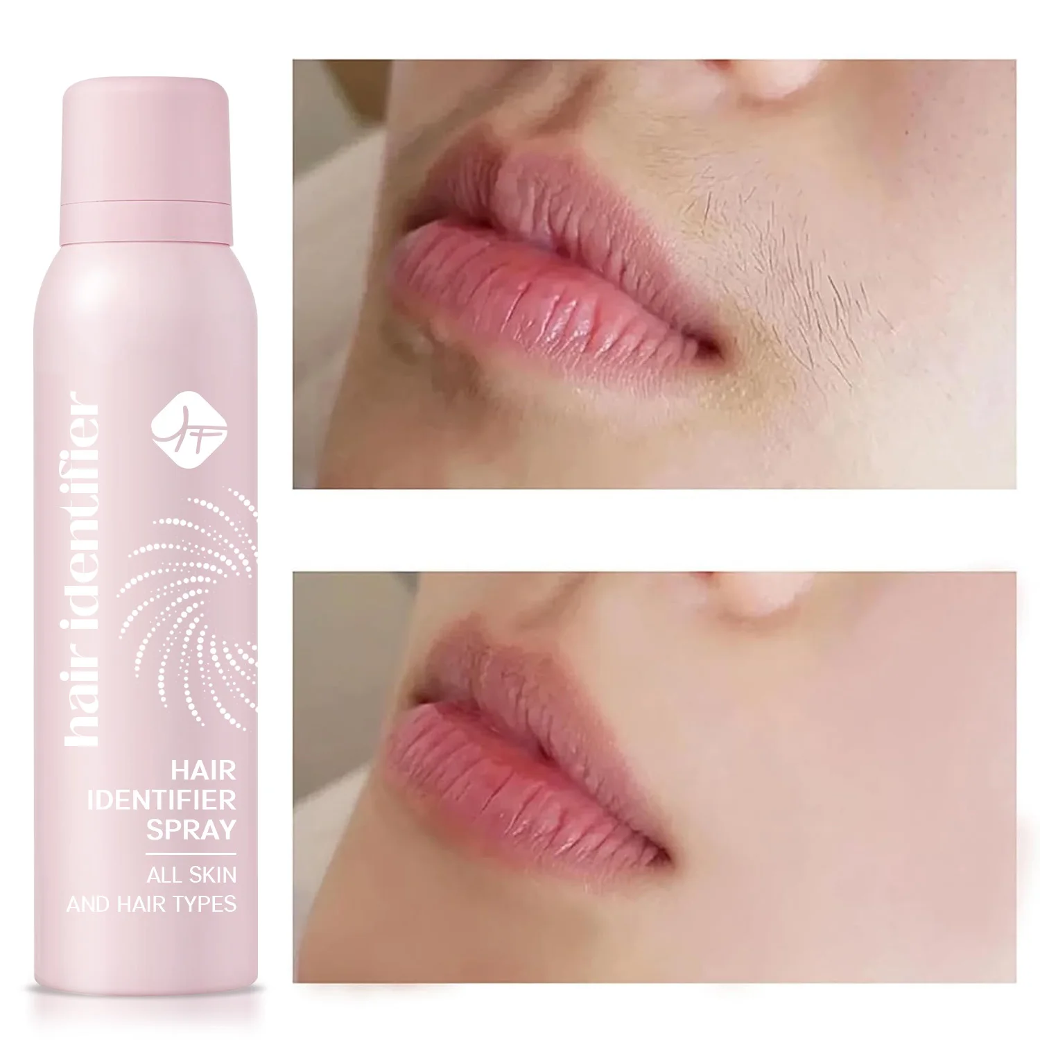Hot Selling Private Label OEM Custom Face Shaving Facial Skin Women Hair Identifier Spray