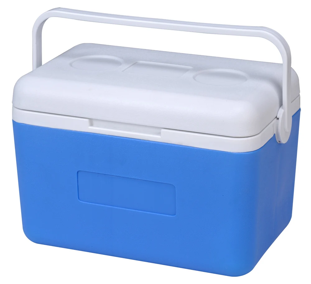 direct sales 9L Drinks Portable Insulin Small Ice Can Plastic Heavy-duty Handle One-piece Cooler Box For Camping