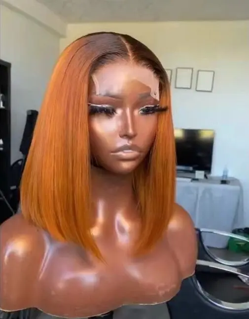 Straight bob wig human hair frontal human hair wigs afro wigs for black women human hair