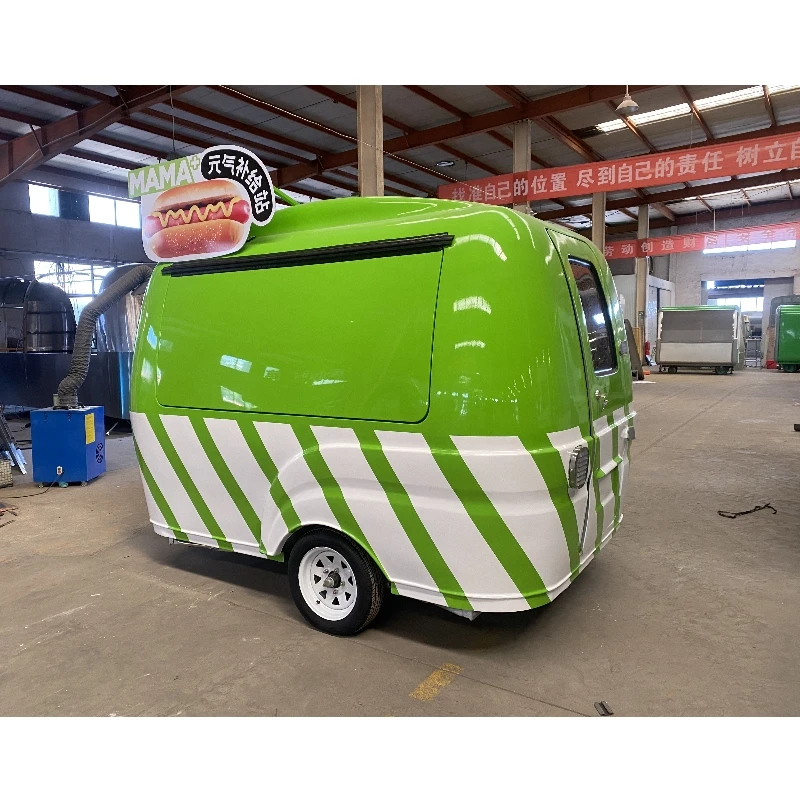 Galvanized Retro Food Truck for Sale Concession Food Trailer Best Designed Mobile Square Food Trailer for Sale in China Chips