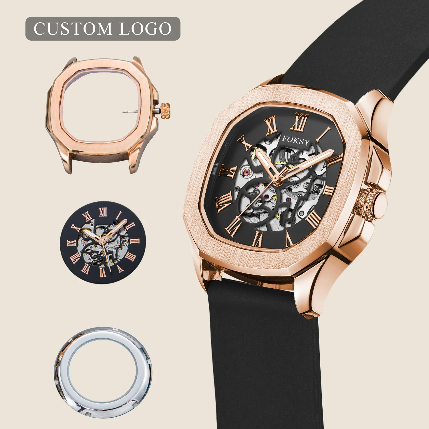 Wholesale High Quality Luxury Ultra Men Waterproof Wrist Custom Logo Oem Private Label Vintage Automatic Watch Quartz For Men