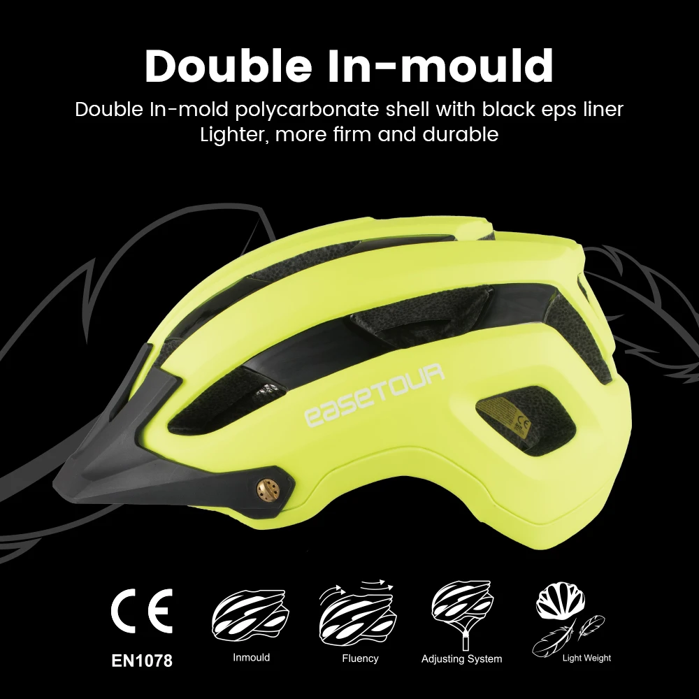 Easetour Mtb Helmet Bicycle Professional Road Mountain Bike Helmet Ultralight Mips Mtb Helmet with Visor