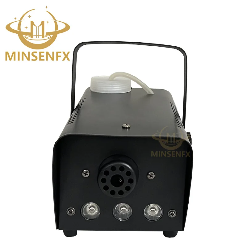 MINSENFX Professional Mini 500w Smoke Fog Machine Rgb Leds Stage Wedding Party Dj Smoke Machine
