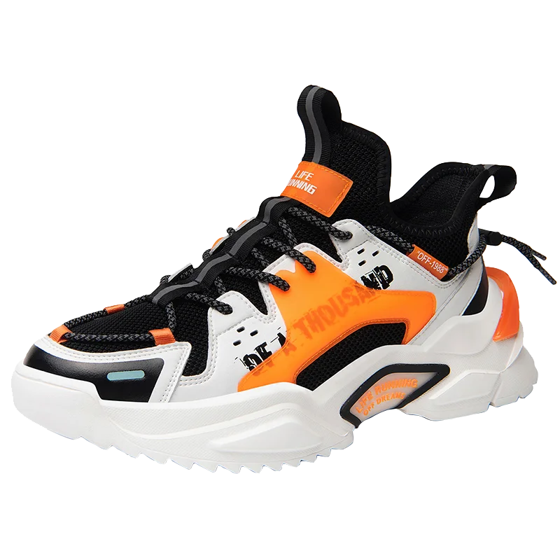 Custom Wholesale Men Shoes Running Sport Mid Top Fashion Sneakers for Men