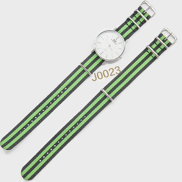 G10 Regimental Classic 16 18 20 22 24mm striped nylon strap watch for smart watch