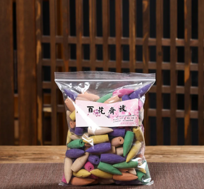 Large Size Wholesale Natural Back Flow Waterfall Scented Unscented Backflow Incense Cones Charcoal Incense Cone