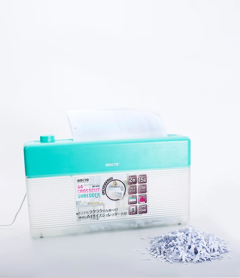 Customized High Quality Office Home 4L Shredder Portable Electric Shredder Portable Shredder for Document, Mail, Staple