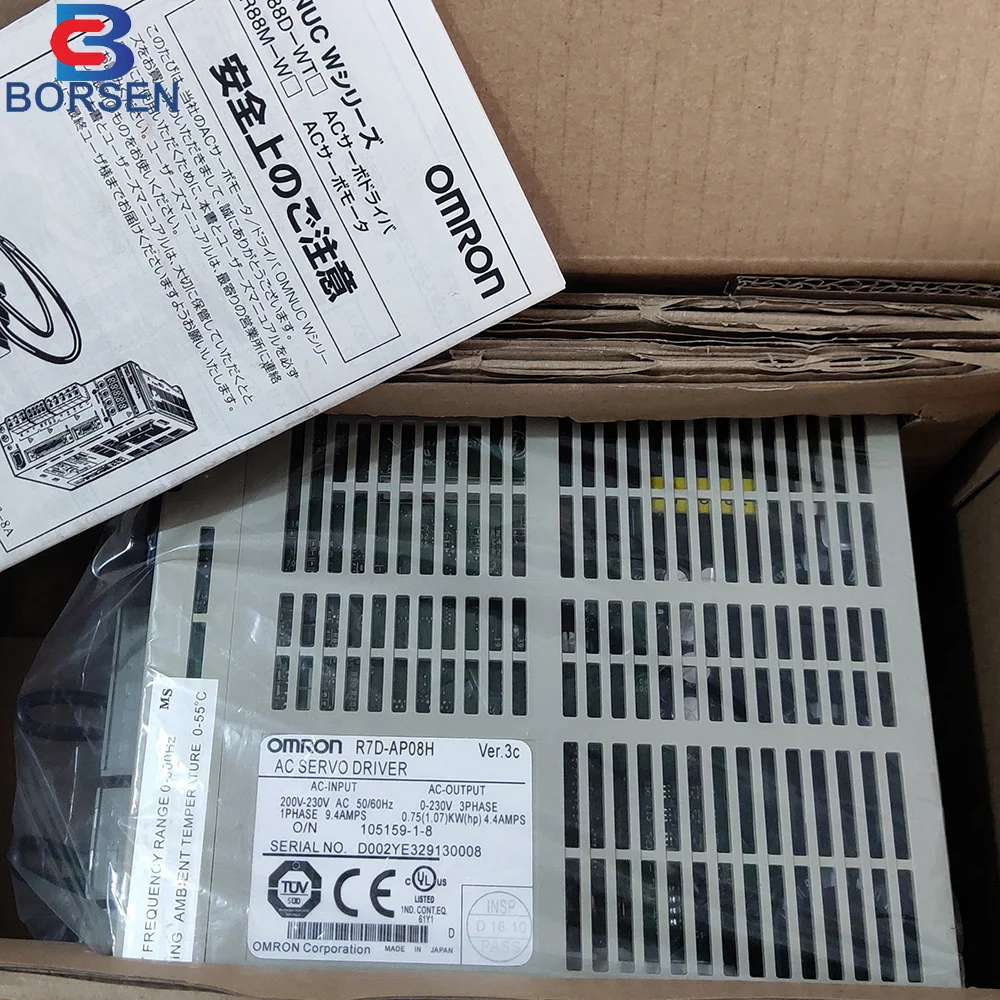 Оригинальный newjapan Сервопривод переменного тока Omron R7D-AP02H R7D-AP04H R7D-AP08H