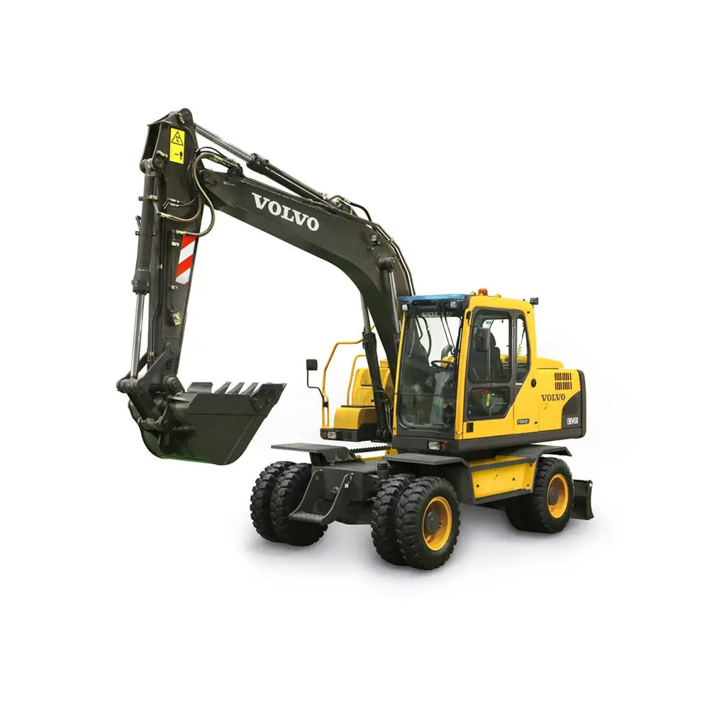 Б/у Volvo Ew145b колесный экскаватор 13 тонн 0 6 м3 ковш 90% новое состояние