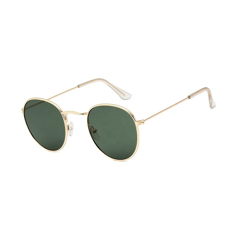 Korean Style Trendy Sunglasses Round Frame Old Fashioned Classic Star Sunglasses for UV Protection