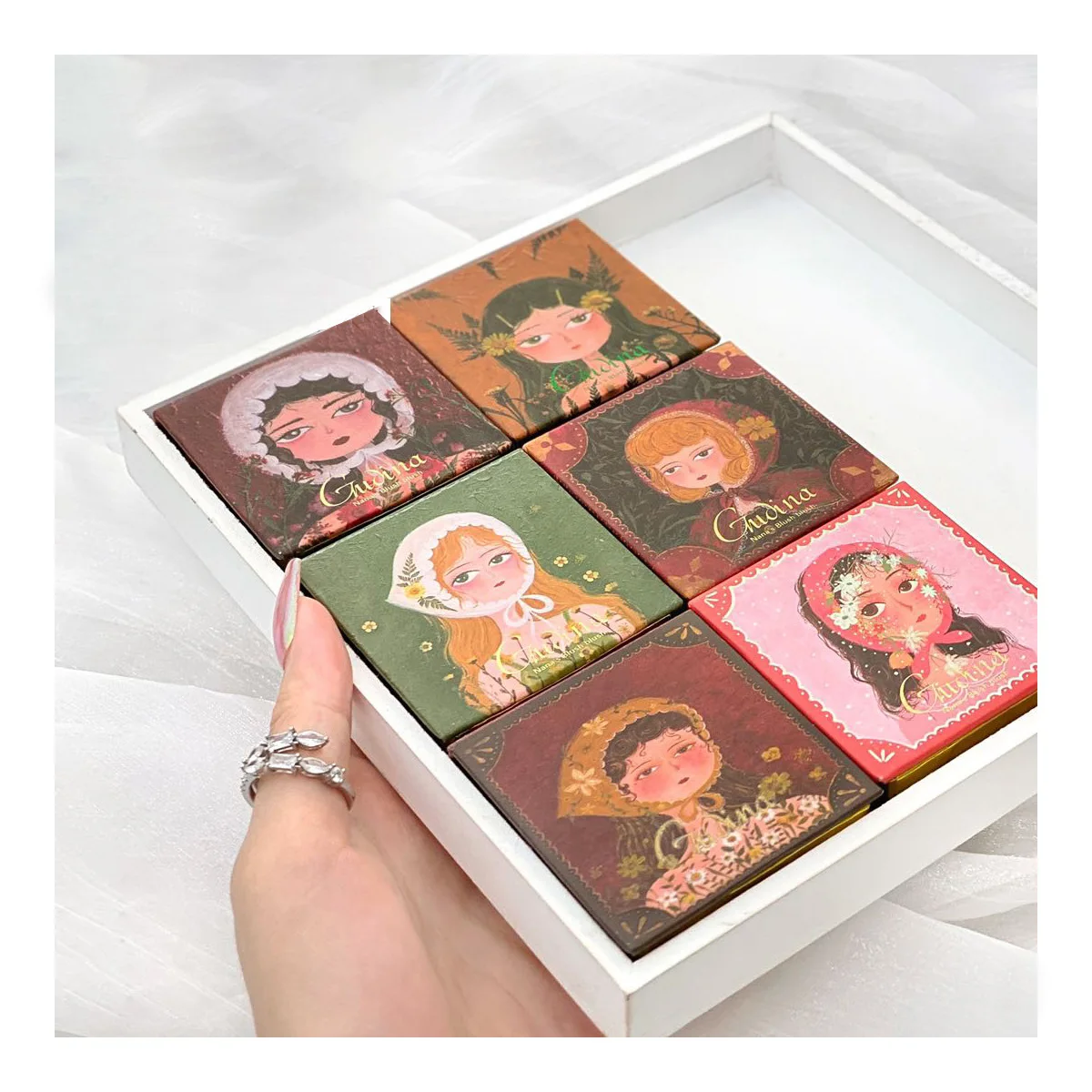 Young Girl Customized Uniform Makeup  Vintage Blush High Pigment 6 Colors Blush Palette Vegan Cream Blush Cosmetics Makeup