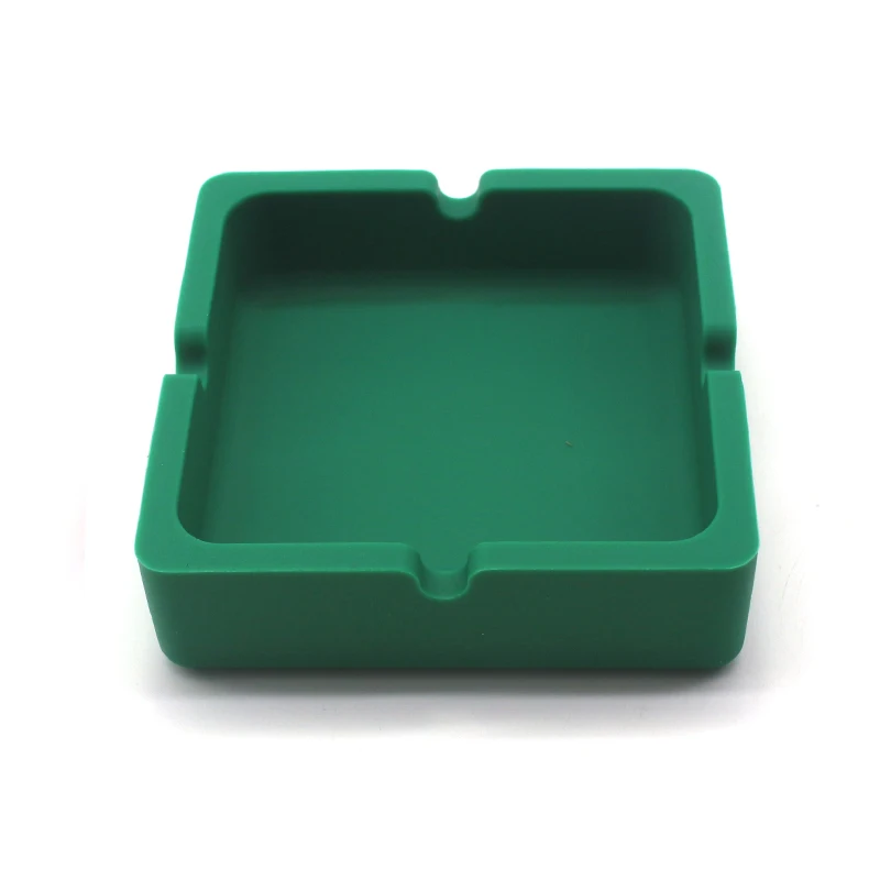 Портативная термостойкая силиконовая пепельница для сигар с логотипом на заказ, безопасная, небьющаяся, гибкая, не горючая, пепельница для сигарет из силикона