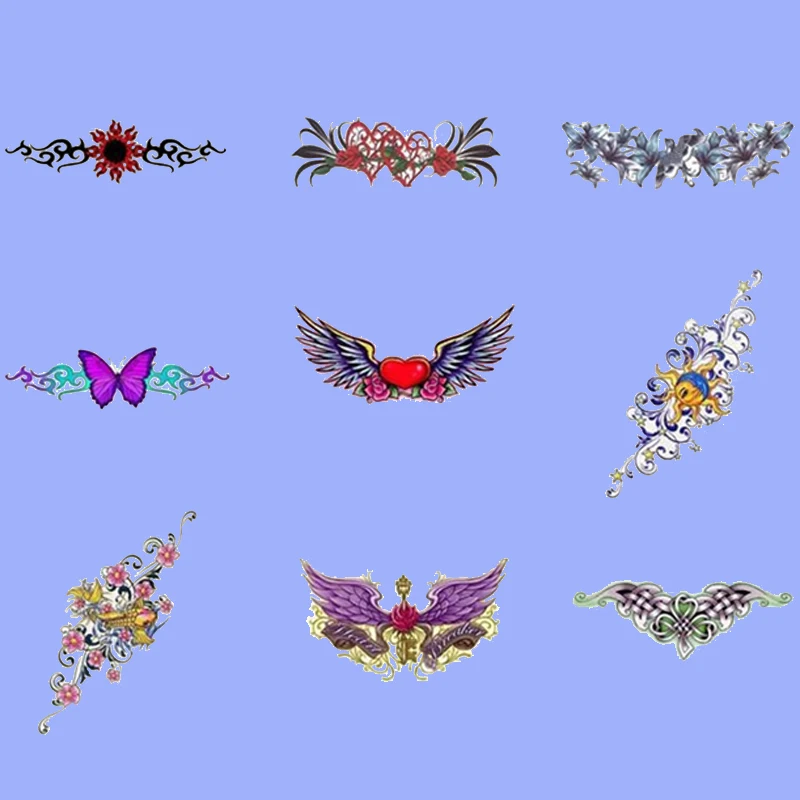 Custom fantasy tatoo stickers/lower back tattoo