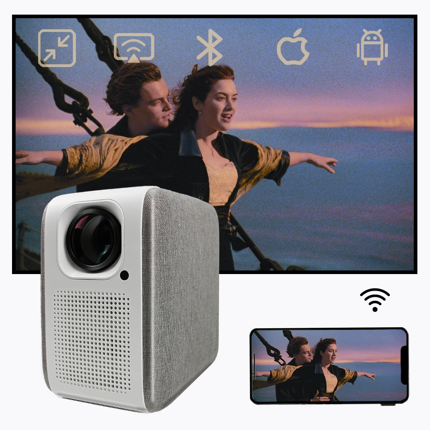 1080p movie 3d mapping video nebula projector full hd cinema 4k laser android projector 4k wifi projector