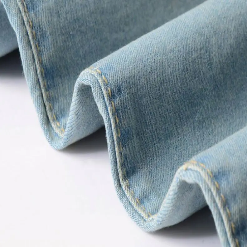 Mens Skinny Jeans Super Skinny Jeans Men Non Ripped Stretch Denim Pants Elastic Waist Big Size European