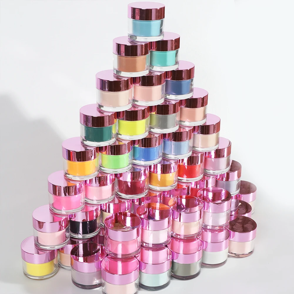 Nail Supplies Acrylic 1Oz Customized Private Label Well Pigment Nail Decorations 2 In 1 Dipping Acrylic Powder