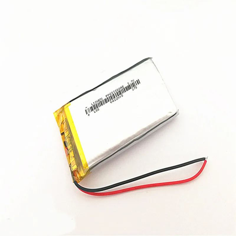 3.7V 3000mAH 683566 Polymer lithium ion   Li-ion battery for TOY POWER BANK GPS cell phone speaker
