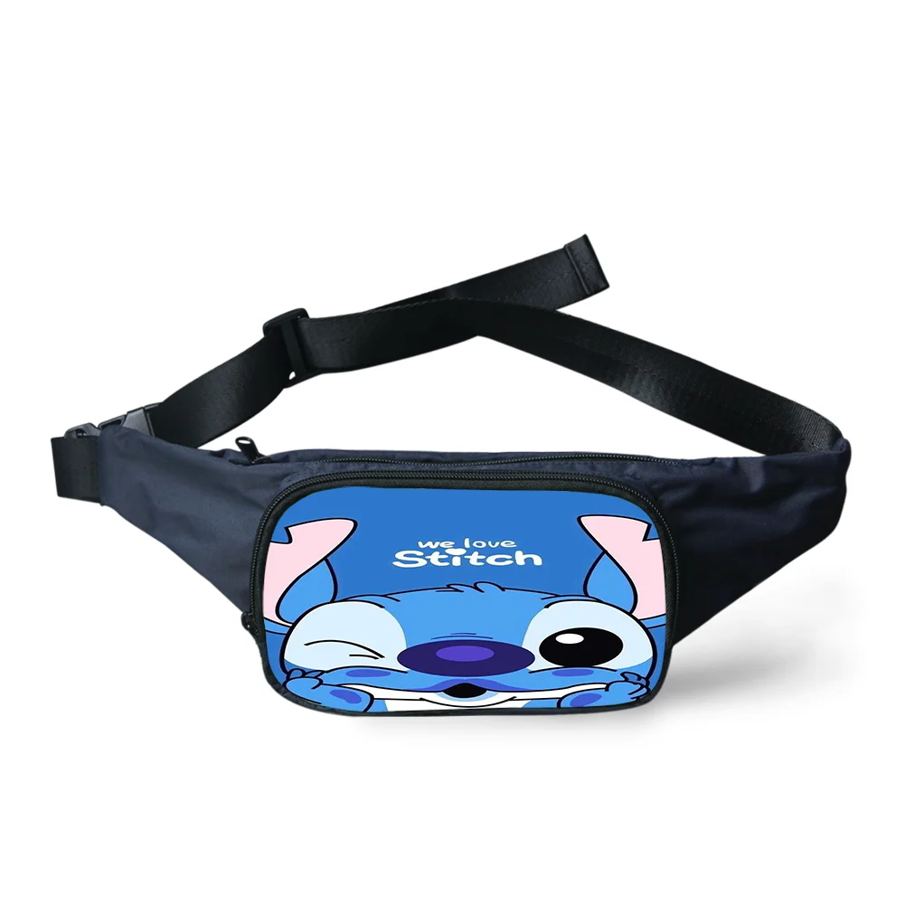 Fanny Pack Women lilo and stitch Waist Packs Fashion Ladies Waist Bags with Zipper Females Belt Bag Money Bag For Men and Women