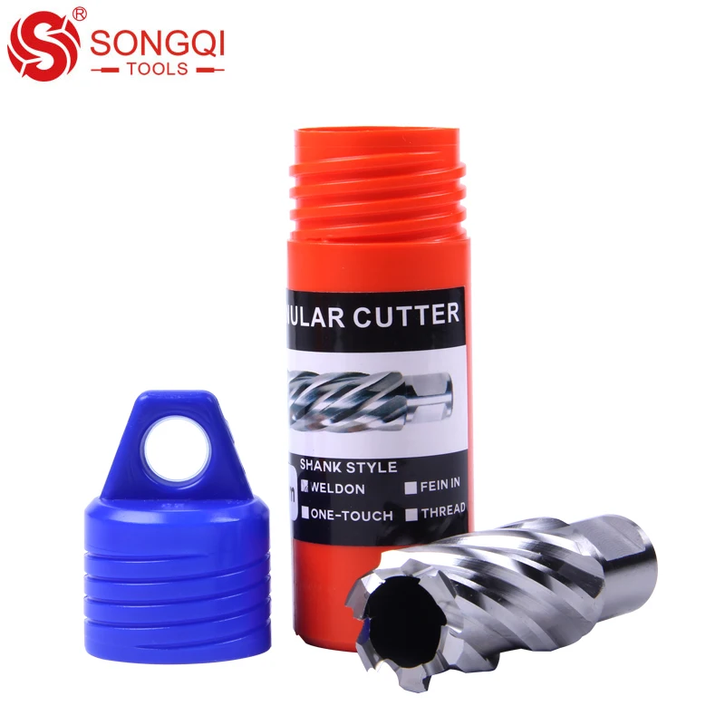Aluminum annular cutter HSS M2 universal shank magnetic core drill bit