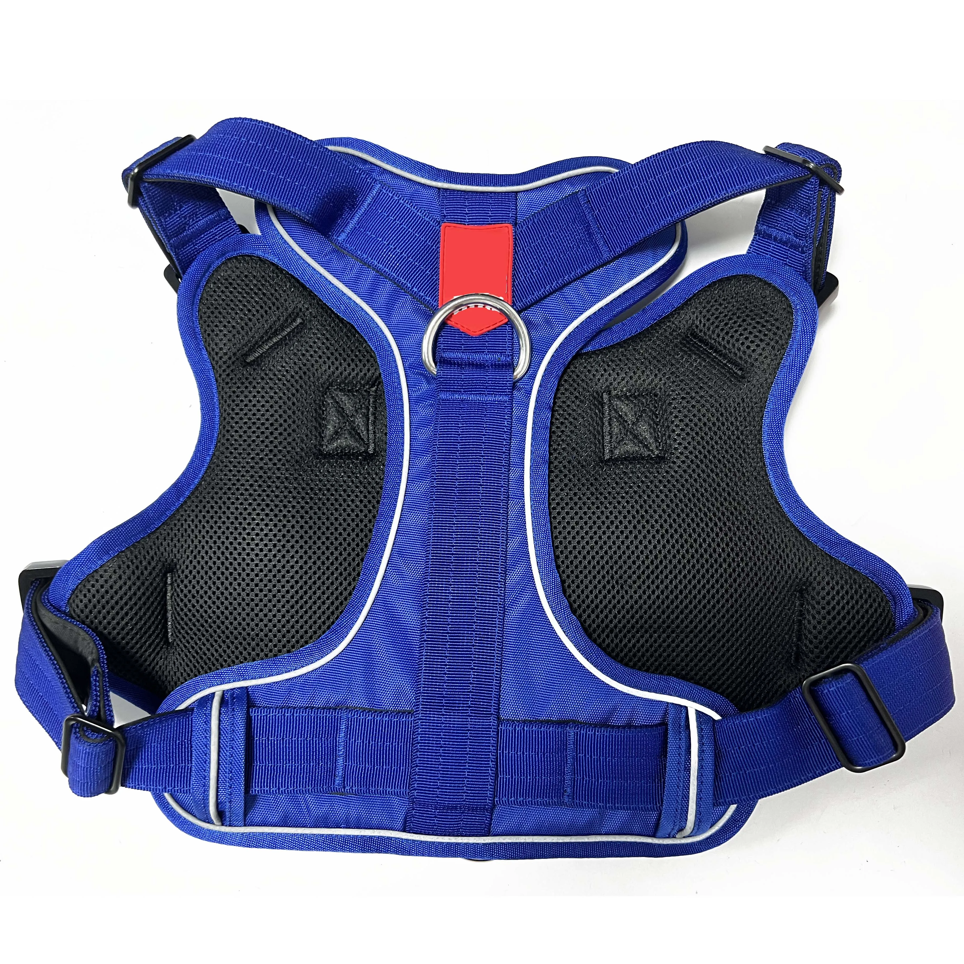 Metal Buckle No Pull Heavy Duty Tactical Dog Harness  Vest with Handle