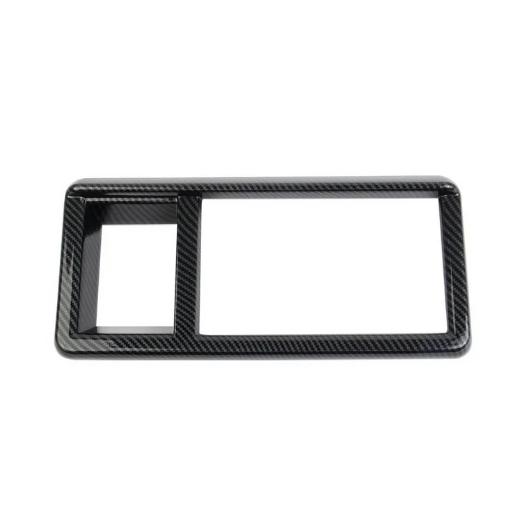 For FORD maverick 2022  auto decorative  Carbon Fiber Navigation Screen Panel Cover Trim