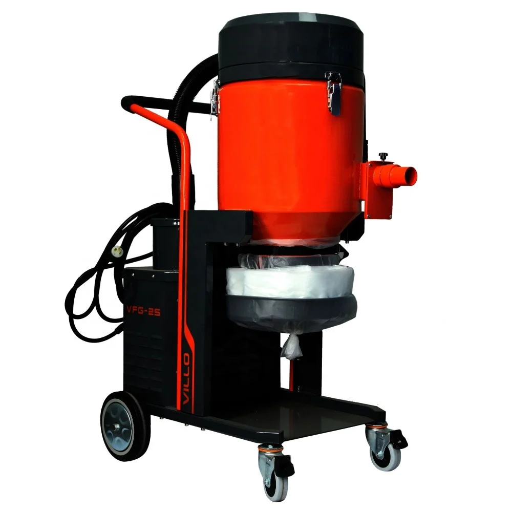 Single Phase HEPA Filter Industrial Vacuum Cleaner for Concrete Asbestos Silica Hazardous Dust