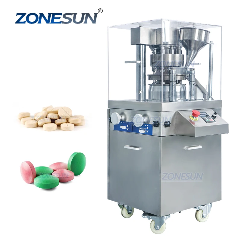 ZONESUN ZP-9A обновления роторный таблеточный пресс машина таблетки молока пробивая машина Фармацевтическое Оборудование для 3D планшет набора пресс-форм