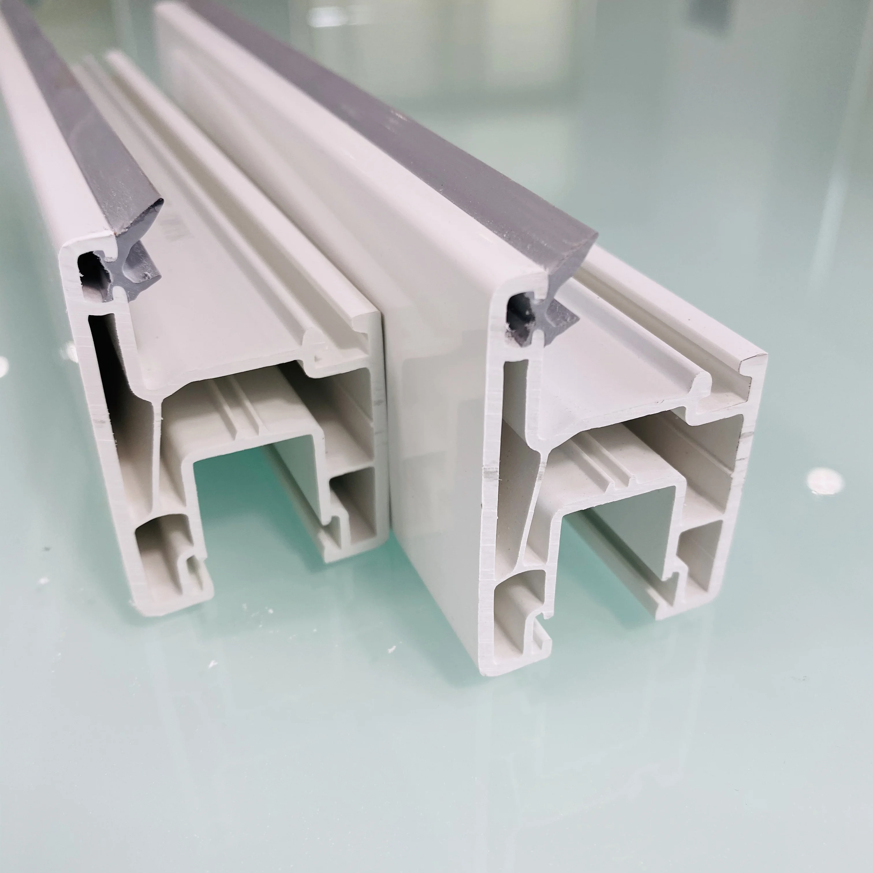 80 mm series custom upvc pvc windows and doors chant profile pvc insulated sliding window profile