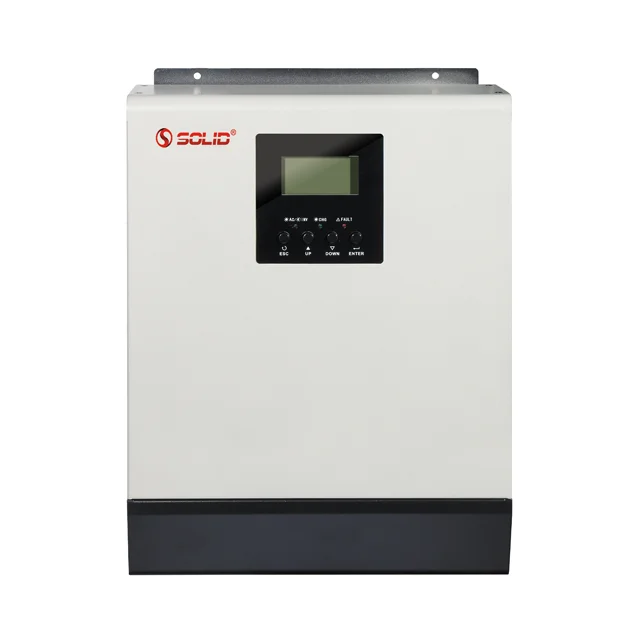 Солнечный инвертор 3000 Вт 24 В постоянного тока 3000 В переменного тока в переменного тока с контроллером заряда MPPT, гибридный Инвертор солнечной энергии Вт 3 кВА