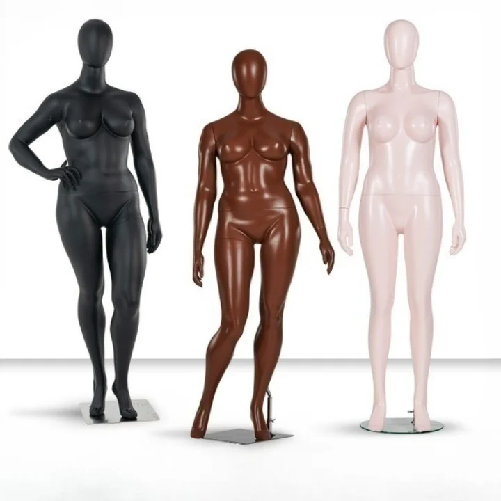 European and American plus-size fat women female clothing model props