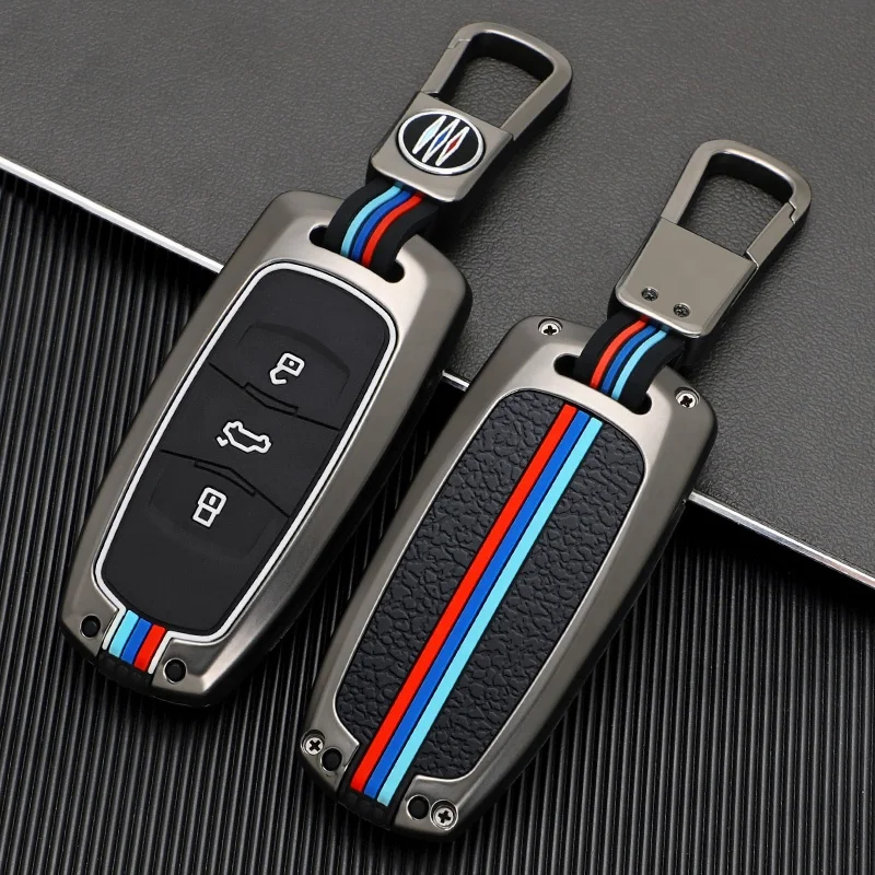 Factory Direct Selling Zinc Alloy Keychain For Geely Atlas Boyue NL3 EX7 SUV GT GC9 Emgrand X7 Borui Auto Holder Accessories