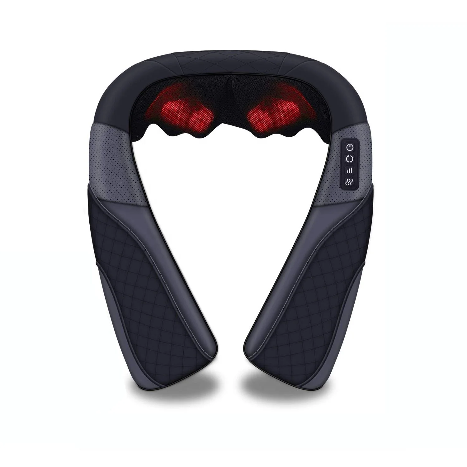 2023 LUYAO Neck Shoulder Massager with Heat, Electric Shiatsu Back Massage Device, Portable Deep Tissue 3D Kneading Pillow