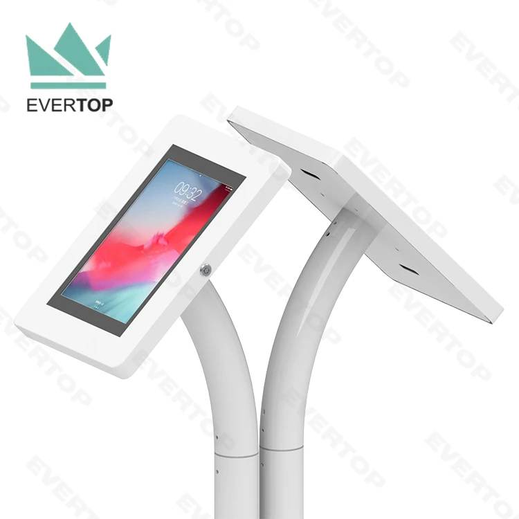LSF01D-C Пол Портативный 2-полосная для Samsung Tablet PC киоск подставка Универсальная автомобильная POS ПК андроид с сенсорным экраном