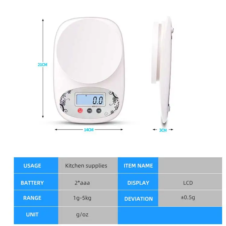 Electronic scale kitchen Mini Balance Digital Kitchen Scales For Cooking